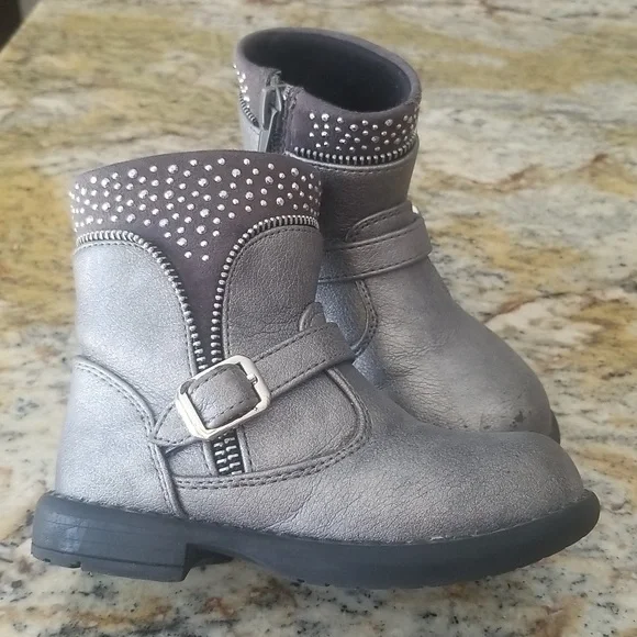 B-Cool Browns Metallic Boots Toddler - Picture 9 of 9